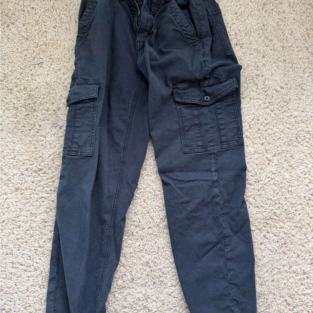 American Eagle Black Cargo Pants- Size 2 short